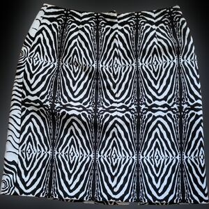 Etcetera Monochrome Geometric Pencil Skirt